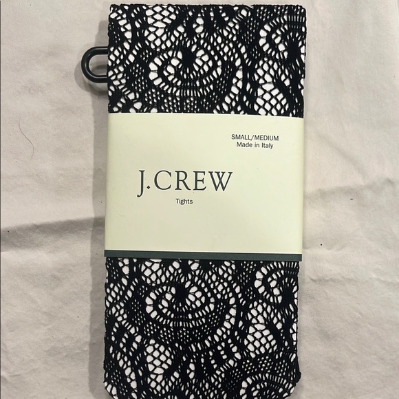 J.Crew Black and White Lace Tights - Picture 1 of 1